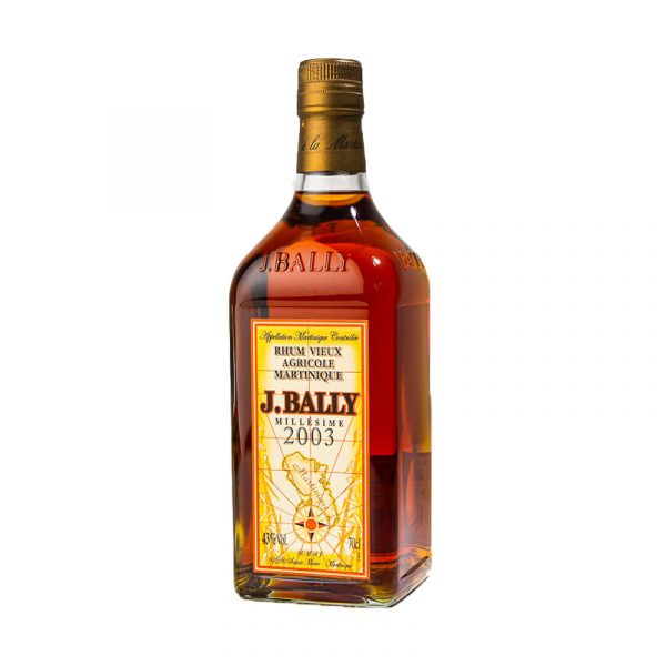 BALLY - RHUM HORS D'ÂGE - MILLÉSIME 2003 - 70CL - 43°