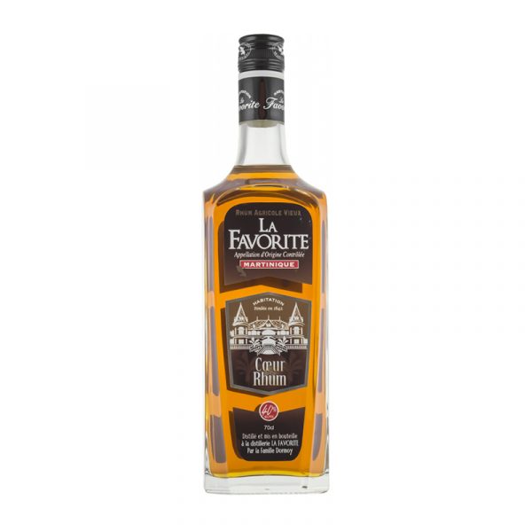 LA FAVORITE - RHUM VIEUX - CŒUR DE RHUM - 70CL - 40°