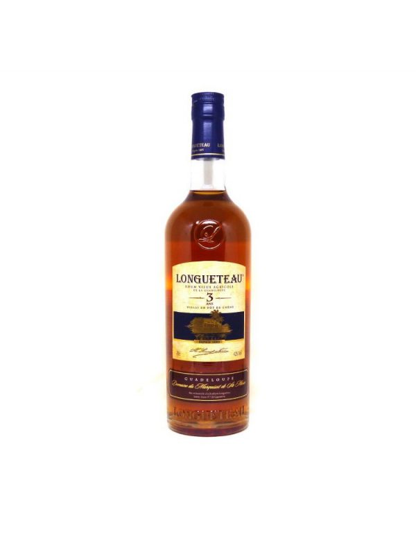 LONGUETEAU - RHUM VIEUX - 3 ANS - 70CL - 42°