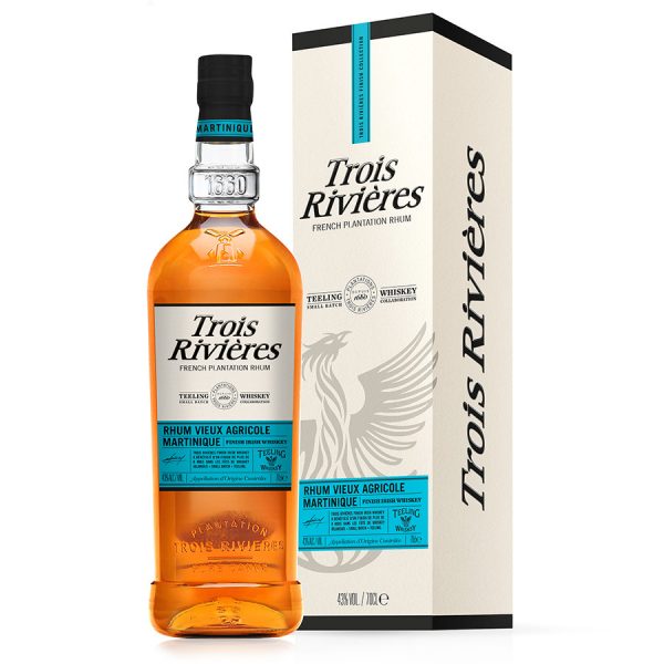 TROIS RIVIÈRES - RHUM VIEUX - FINISH IRISH WHISKEY TEELING - 70CL - 43°