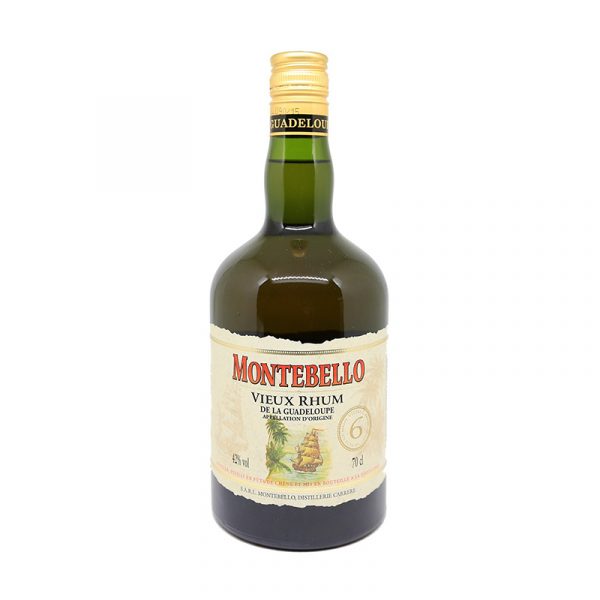 MONTEBELLO - RHUM TRÈS VIEUX - 6 ANS - 70CL - 42°