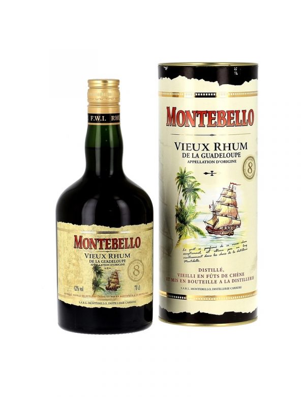 MONTEBELLO - RHUM HORS D'ÂGE - 8 ANS - 70CL - 42°