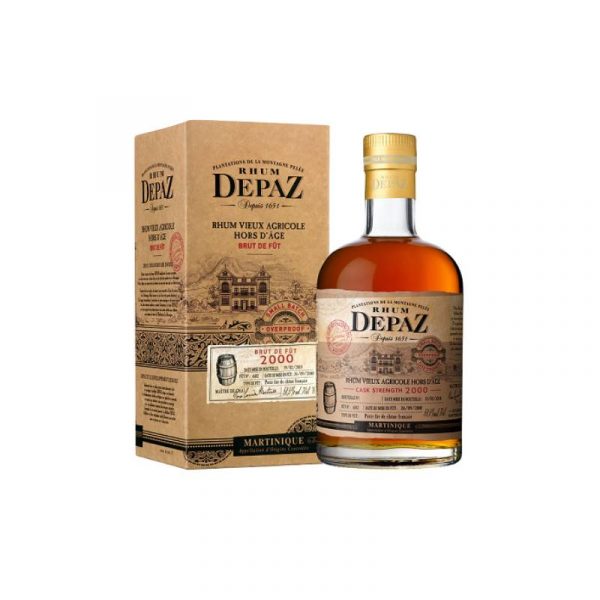 DEPAZ - RHUM HORS D'ÂGE - BRUT DE FÛT 3374 - MILLÉSIME 2004 - 70CL - 58°