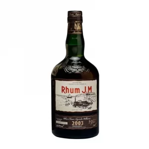 JM - RHUM HORS D'ÂGE - 10 ANS - MILLÉSIME 2003 - BOUTEILLE NUMÉROTÉE - 70CL - 44,8°