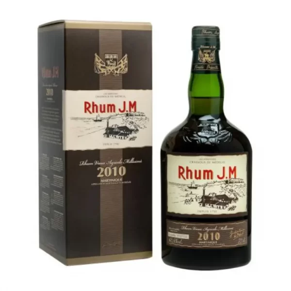 JM - RHUM HORS D'ÂGE - 10 ANS - MILLÉSIME 2010 - NUMÉROTÉE - 70CL - 43,4°