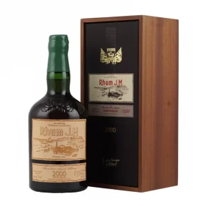 JM - RHUM HORS D'ÂGE - MILLÉSIME 2000 - 15 ANS - ETIQUETTE CUIR - 70CL - 41,9°