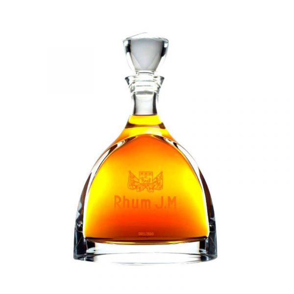 JM Rhum Vieux Hors d'âge Carafe et bouchon cristal carafe coffret 45° 70 cl Martinique