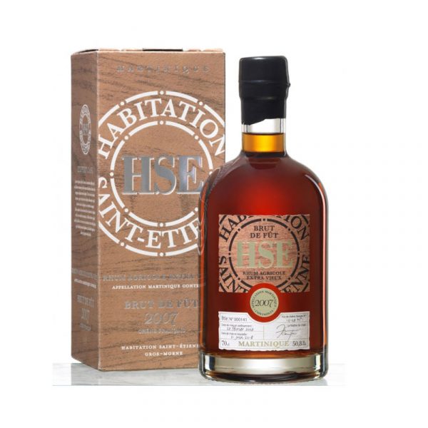 HSE Rhum Vieux 2007 Expert French Cask Brut de Fût 50.8° 70 cl Martinique