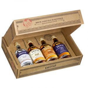 Depaz Coffret Dégustation mignonnettes 4 x 5cl Martinique