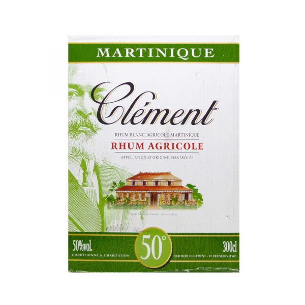 Clément Rhum Blanc 50° cubi 3L Martinique