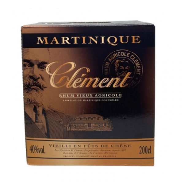 Clément Rhum Vieux 3 ans cubi 40° 2L Martinique