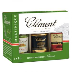 Clément Coffret Découverte mignonnettes 6 x 5cl Martinique