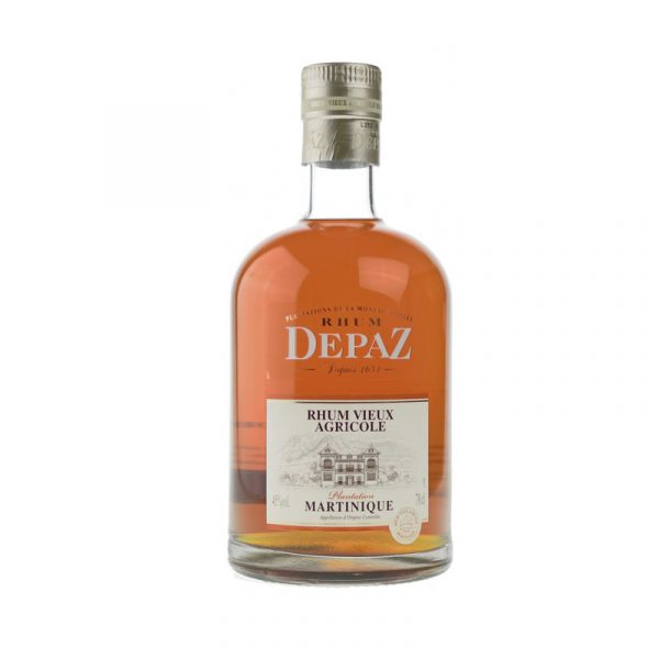 Depaz Rhum Vieux VO 3 ans Plantation 45° 70 cl Martinique