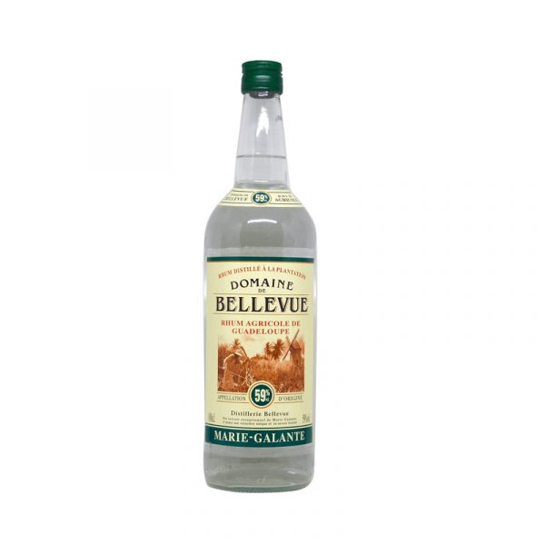 Bellevue Rhum Blanc 59° 1L Marie Galante