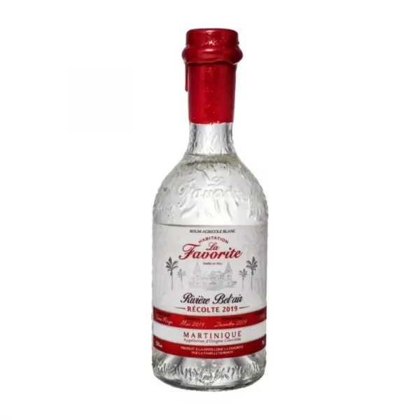 LA FAVORITE - RHUM BLANC - RIVIÈRE BEL AIR - MILLÉSIME 2019 - 70CL - 53°