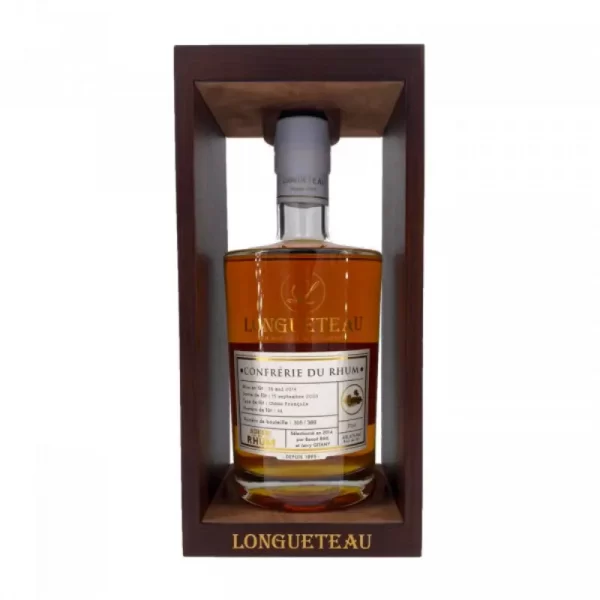 LONGUETEAU - RHUM HORS D'ÂGE - CONFRÉRIE DU RHUM - SINGLE CASK 2014 - 70CL - 48,6°