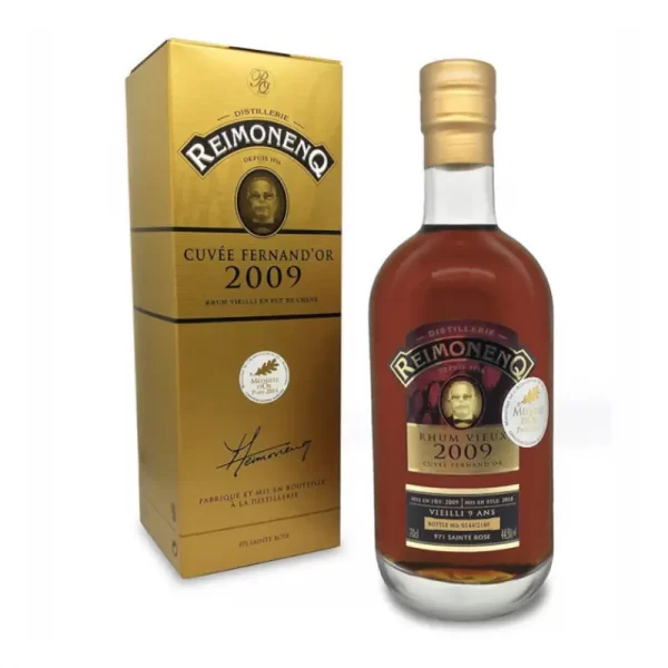 REIMONENQ - RHUM TRÈS VIEUX - FERNAND'OR - MILLÉSIME 2009 - 70CL - 44,5°