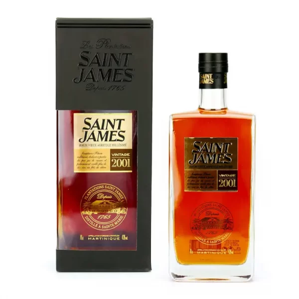 SAINT JAMES - RHUM HORS D'ÂGE - MILLÉSIME 2001 - 70CL - 43°