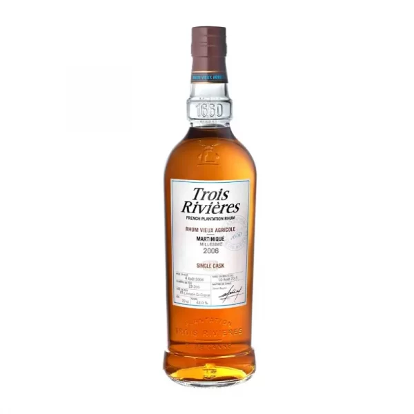 TROIS RIVIÈRES - RHUM HORS D'ÂGE - SINGLE CASK - FÛT 23 - MILLÉSIME 2006 - 70CL - 43°