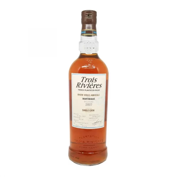 TROIS RIVIÈRES - RHUM HORS D'ÂGE - SINGLE CASK - MILLÉSIME 2007 - FÛT M2-14 - 70CL - 43°