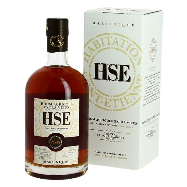 HSE - RHUM HORS D'ÂGE - SAUTERNES FINISH - CHÂTEAU LA TOUR BLANCHE - MILLÉSIME 2007 - 50CL - 41°