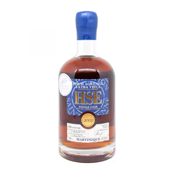 HSE - RHUM HORS D'ÂGE - SINGLE CASK - MILLÉSIME 2003 - MEB 2018 - 50CL - 47,8°