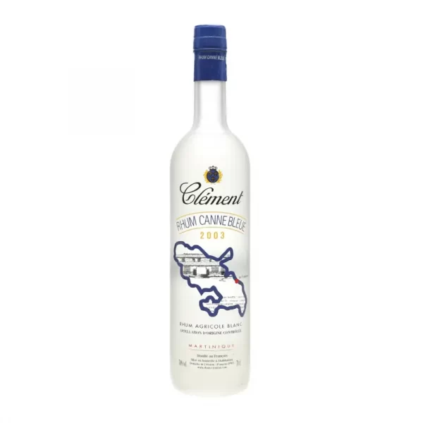 CLÉMENT - RHUM BLANC - CANNE BLEUE - MILLÉSIME 2003 - 70CL - 50°