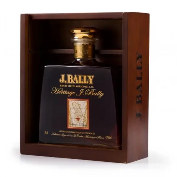 BALLY - RHUM HORS D'ÂGE - XO - HÉRITAGE - CARAFE - COFFRET BOIS - 70CL - 43°