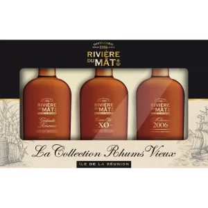 RIVIERE DU MÂT - RHUM HORS D'ÂGE - COFFRET 3 X 20CL - GRANDE RÉSERVE - XO - 2006 - 60CL - 42°