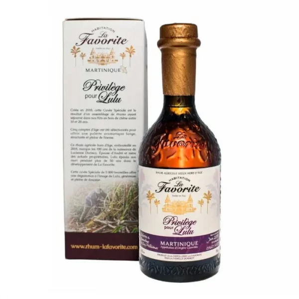 RHUM VIEUX PREMIUM - PRIVILEGE POUR LULU