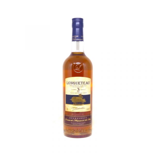 Longueteau Rhum Vieux 3 ans 42° 70 cl Guadeloupe