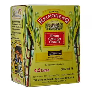 Reimonenq Rhum Blanc Coeur de Chauffe cubi 50° 4,5 L Guadeloupe