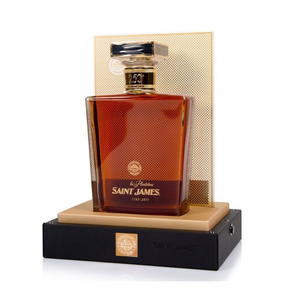 Saint James Rhum Vieux Cuvée 250 ans Prestige carafe coffret 43° 70 cl Martinique