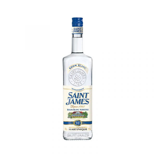 Saint James Rhum Blanc 55° 1L Martinique
