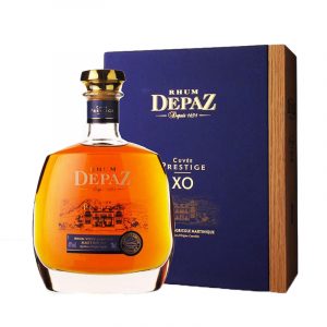 DEPAZ - RHUM HORS D'ÂGE - CUVÉE PRESTIGE - CARAFE ET COFFRET BOIS - 70CL - 45°